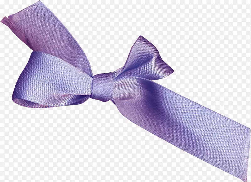 领结黄丝带-紫丝带蝴蝶结