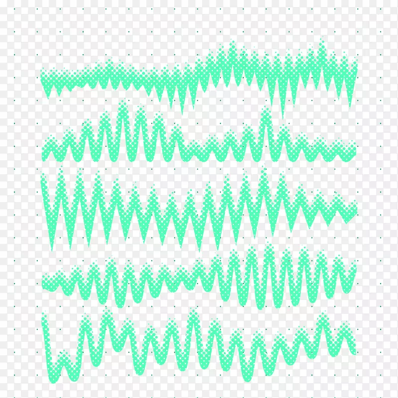 线绿曲线-绿声波曲线png图片