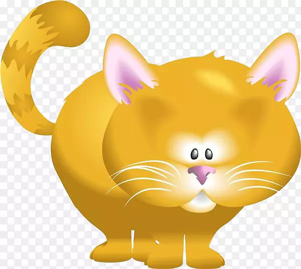 猫动画-橙色猫鼻子