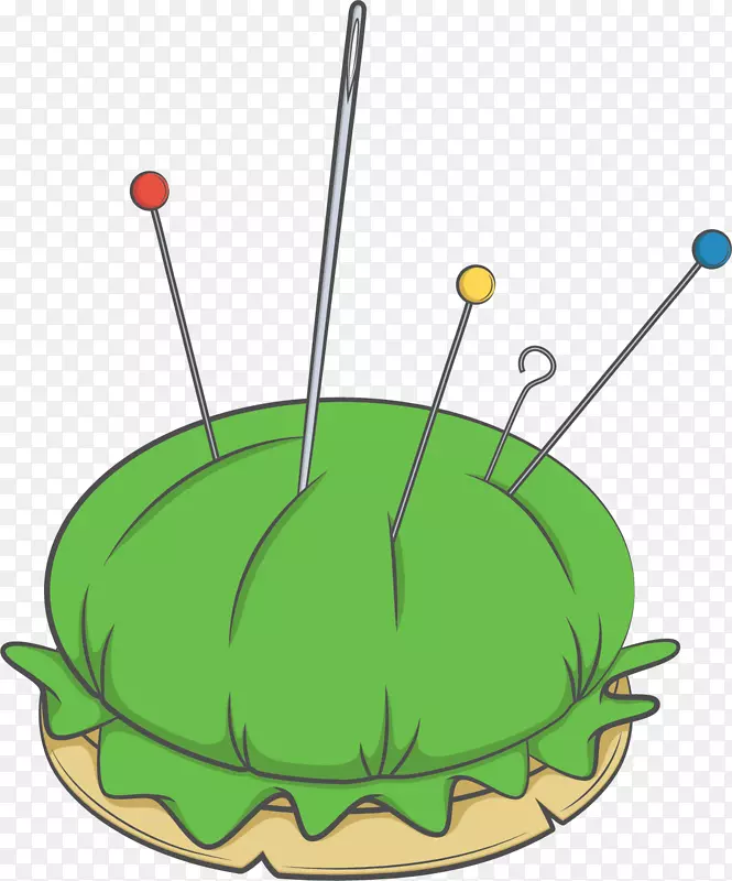 缝纫卡通插画.喷绘引脚插塞