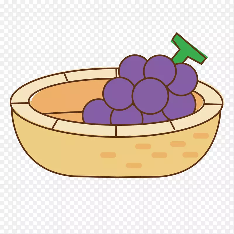 紫色插图-紫色甜葡萄