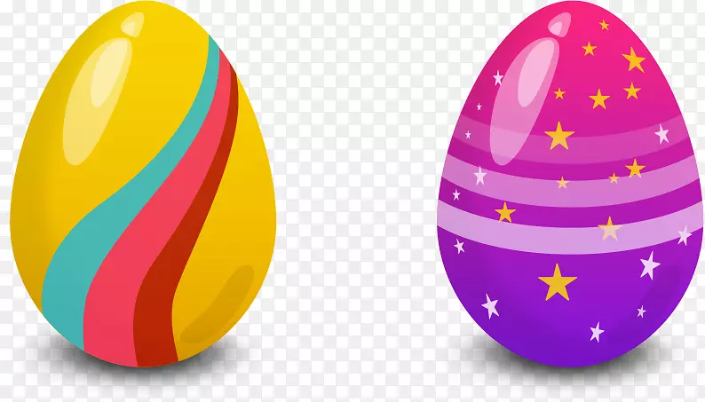 复活节兔子彩蛋-闪闪发光的复活节彩蛋