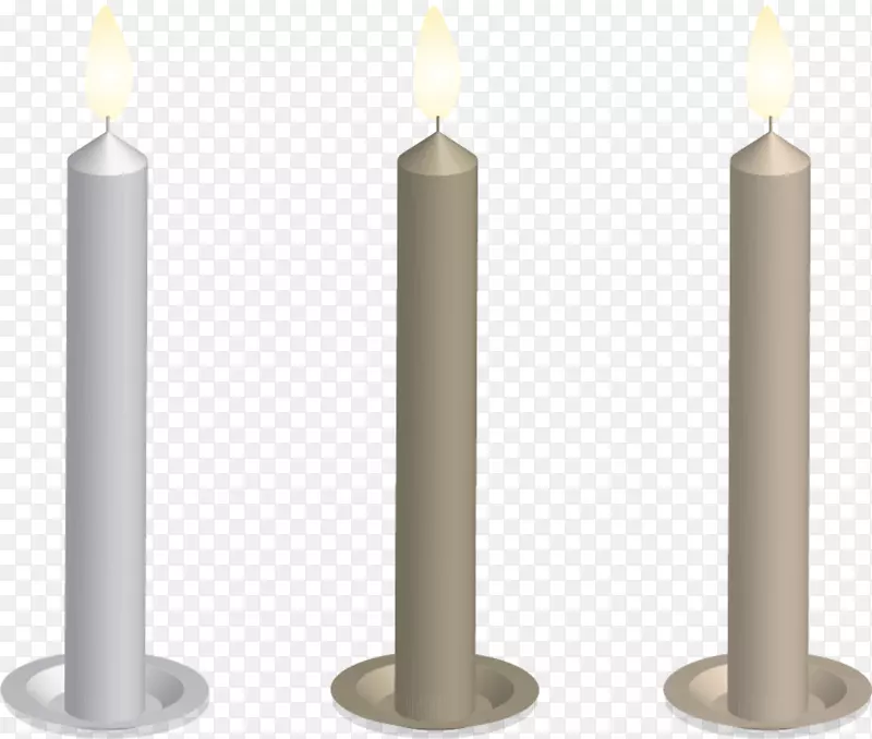 烛光-三支蜡烛