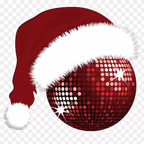 圣诞老人70年代圣诞迪斯科舞会-迪斯科舞会戴圣诞帽