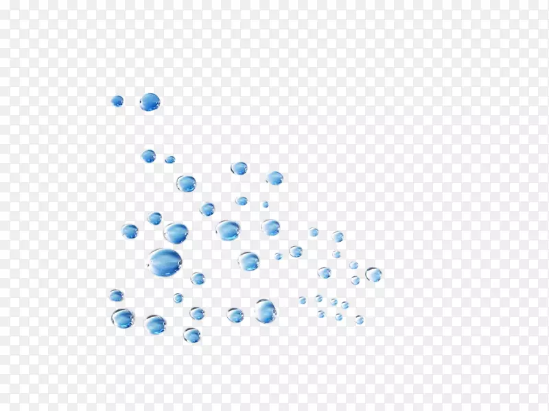 蓝滴圈水-蓝色水滴