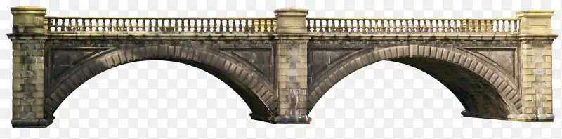 城堡夹艺术拱桥