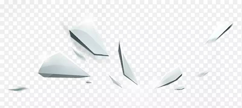 纸白色品牌碎玻璃元素