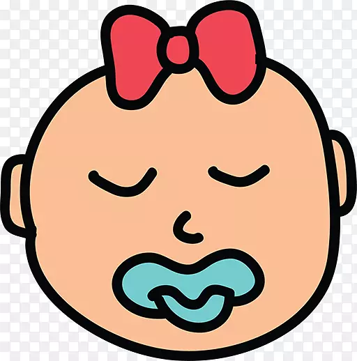 奶嘴婴儿图标-卡通婴儿奶嘴