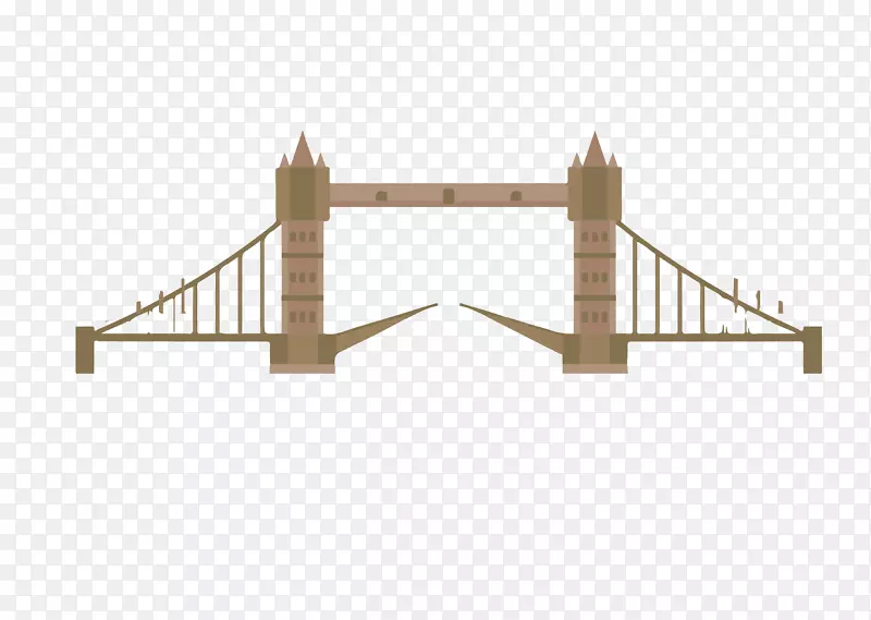 旅行冒险图解-平坦伦敦塔桥