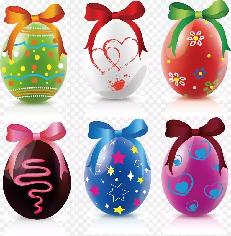 复活节兔子彩蛋夹艺术-弓形彩蛋