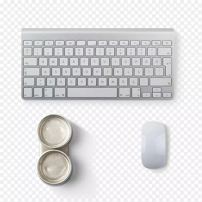 电脑键盘macintosh电脑鼠标魔术鼠标2白色键盘和鼠标