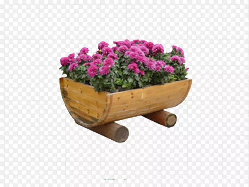 花盆板-束-菊花