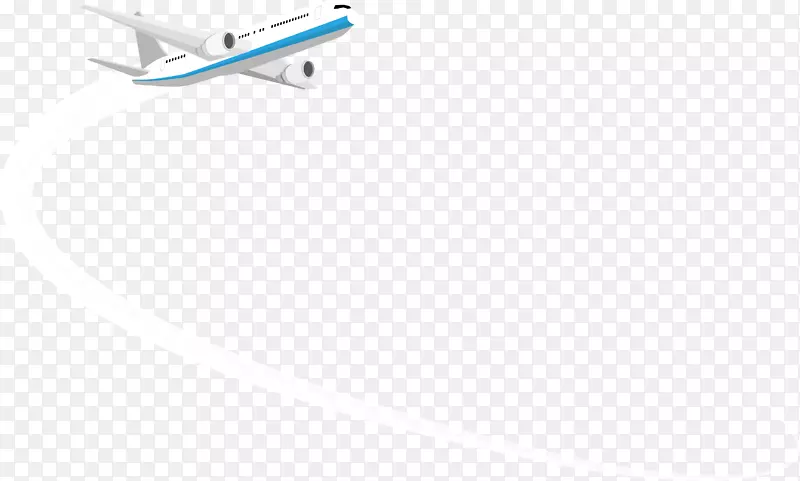 地面图-白色新鲜喷气式飞机