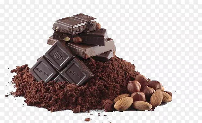 巧克力棒巧克力蛋糕可可固体可可豆巧克力粉和巧克力