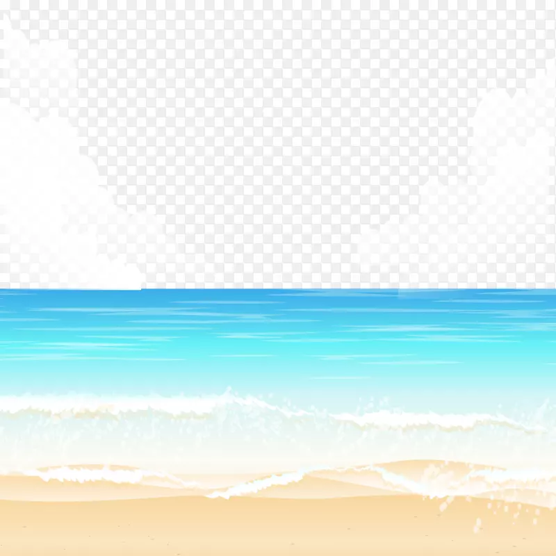 天海微软蔚蓝壁纸-沙滩