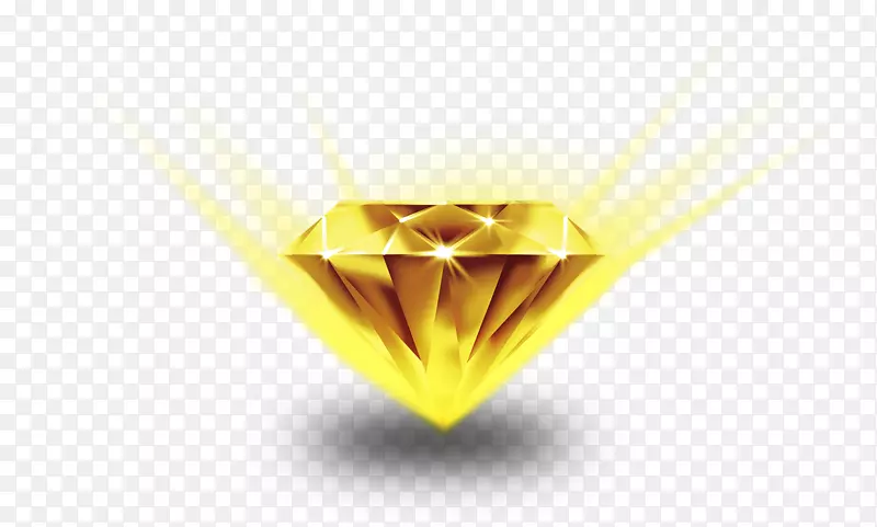 黄色壁纸-金色钻石