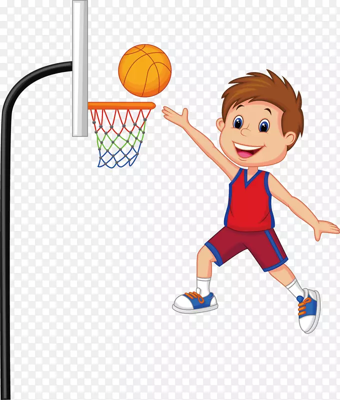 篮球运动儿童剪辑艺术篮球运动员
