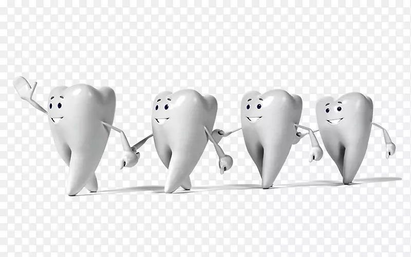 龋齿牙科洁白牙齿病理学.牙科三维健康恢复图