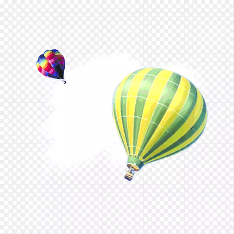 热气球绿热气球