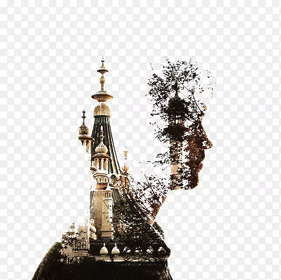 布莱顿多曝光平面设计摄影-巴黎艺术塔