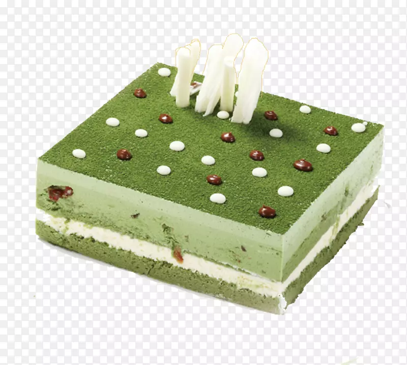 绿茶抹茶奶油绿茶蛋糕