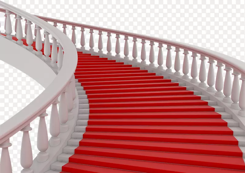 楼梯地毯红纺织品楼梯