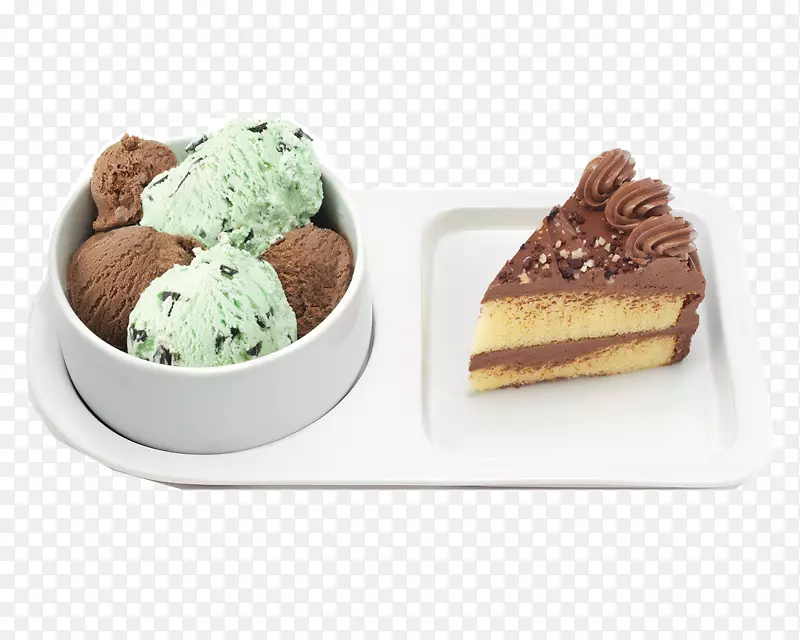 冰淇淋圆锥冰淇淋巧克力冰淇淋蛋糕巧克力蛋糕和冰淇淋