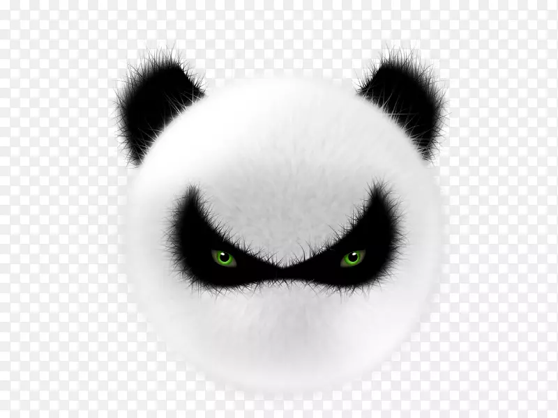 大熊猫动画插图-愤怒的熊猫