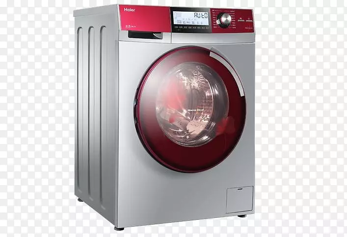 洗衣机海尔红瓷风海尔自动滚筒洗衣机