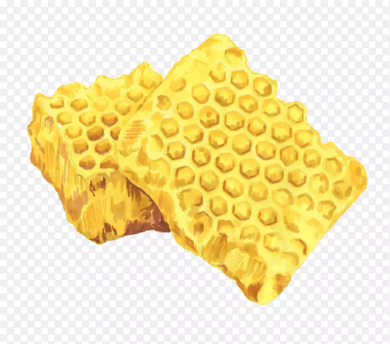黄色蜂窝晶片-蜂蜜