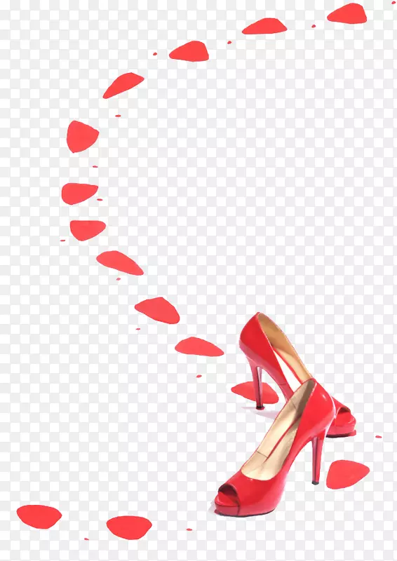 鞋高跟鞋插图.红色高跟鞋