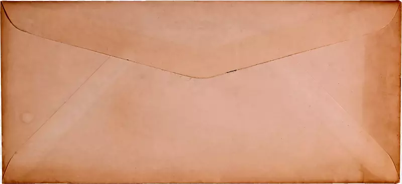 纸矩形木材染色胶合板-美丽的棕色信封