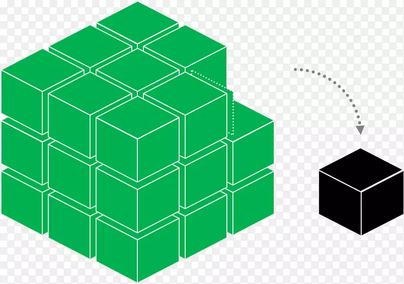 魔方立方体三维立体立方体照片