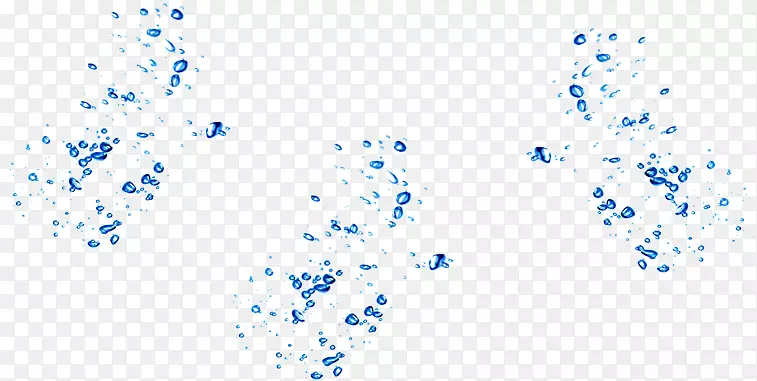 蓝色图形设计-蓝色水滴
