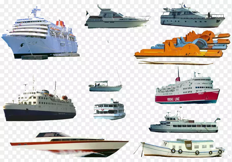 游艇、帆船、水艇.各种船舶