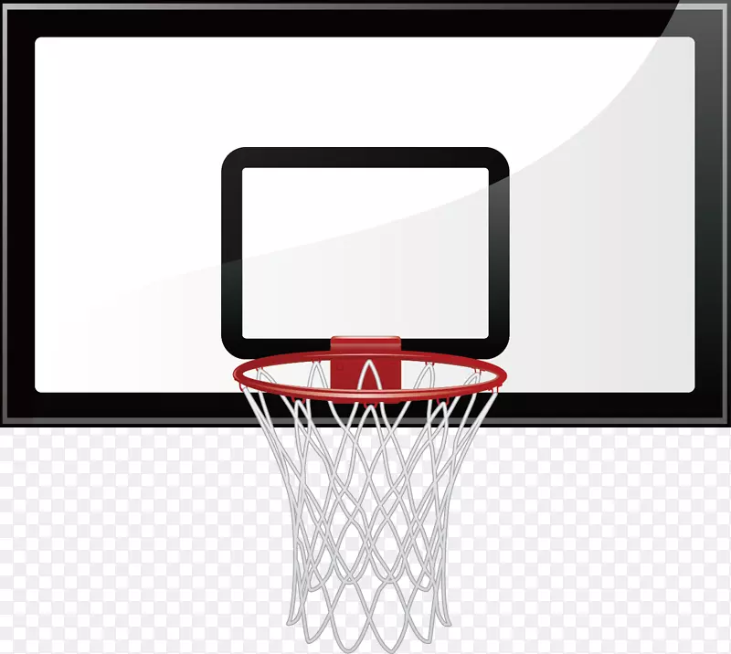 篮球篮板插图.篮球框架