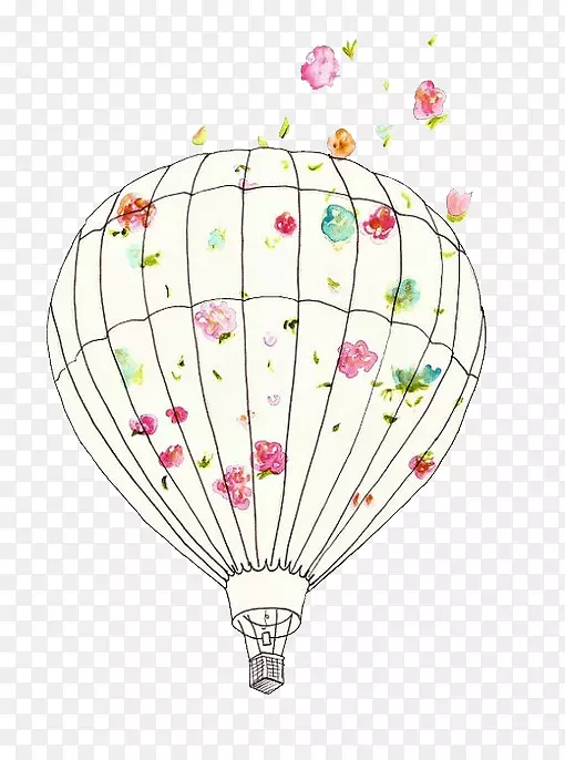 热气球图.热气球