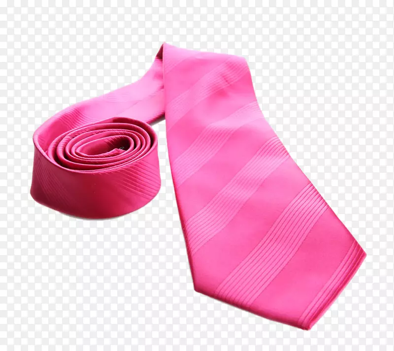 领带粉红色红领带