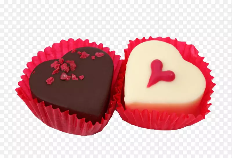 巧克力松露脯糖塑造心脏-2017年情人节巧克力蛋糕