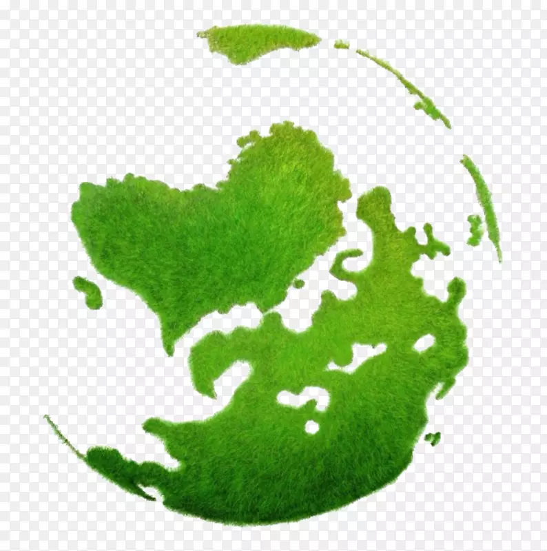 定时器像素-绿色地球