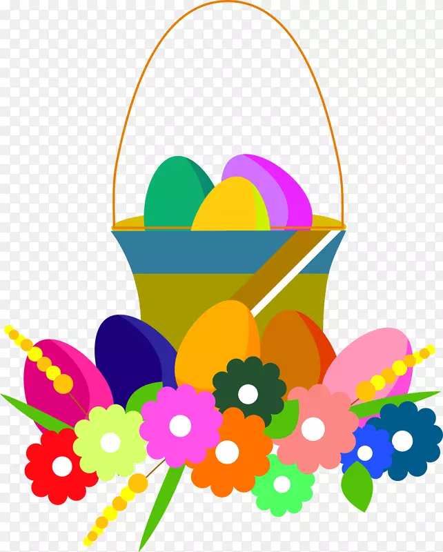 复活节彩蛋花卉设计图标-复活节彩蛋图标
