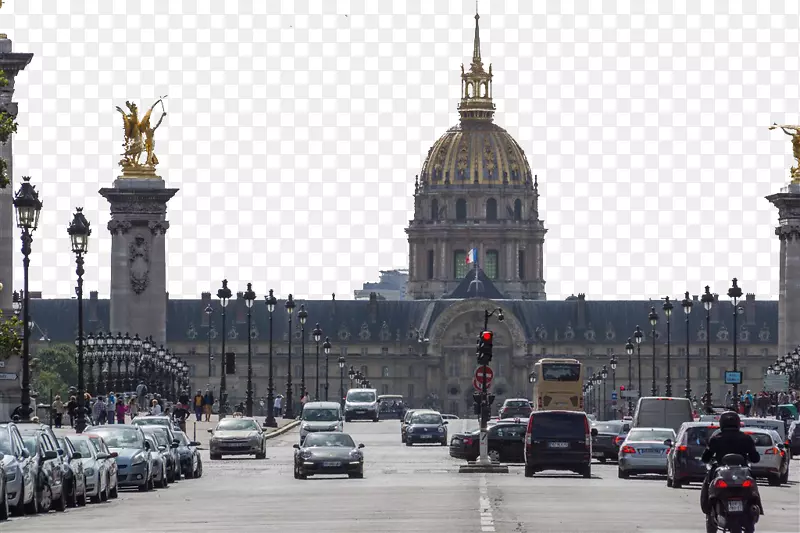 Les Invalides pont Alexandre III桥-巴黎港Alexandre III