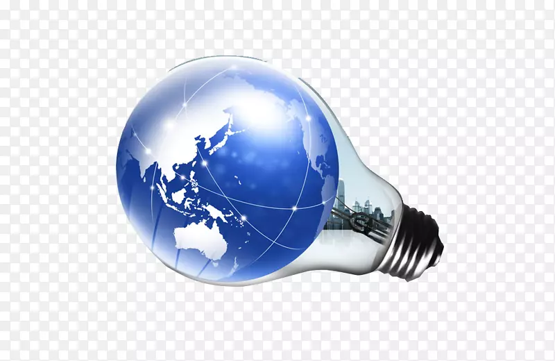 浪涌保护器可再生能源电力工业发电-地球灯泡