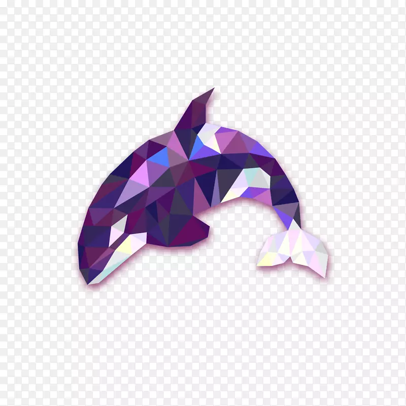 虎鲸-紫色水晶海豚