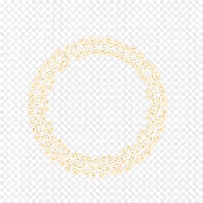 黄色图案-圆形灯珠
