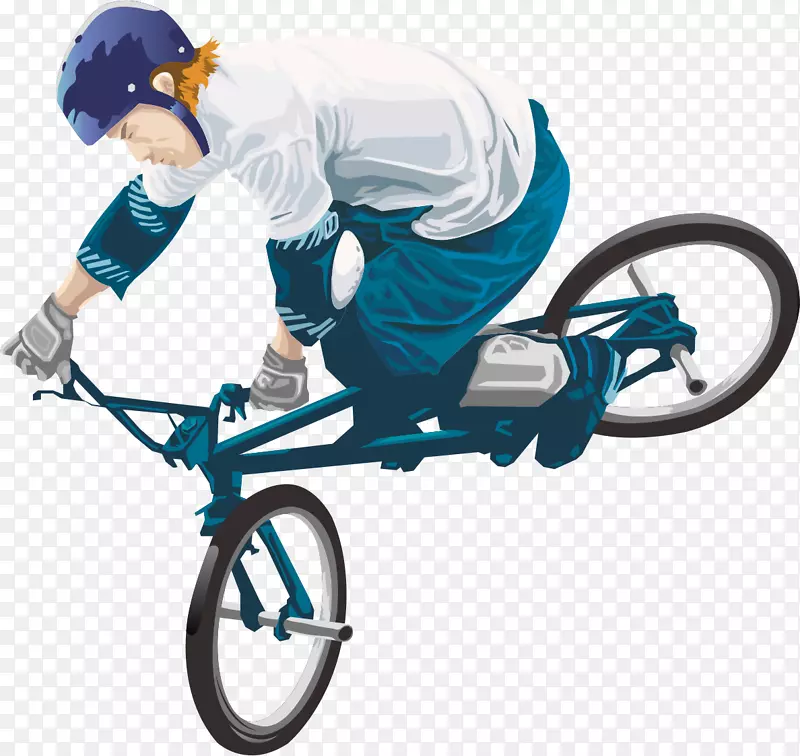 BMX自行车自由式摩托车越野赛-自行车男孩