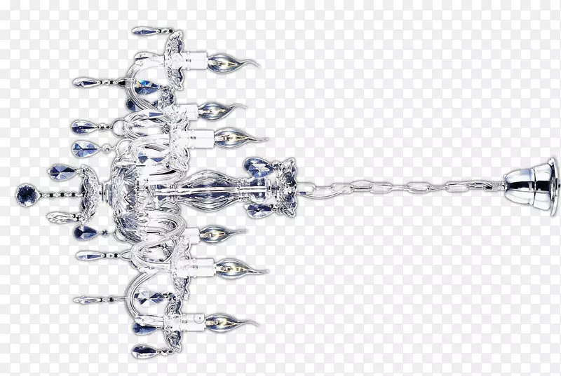 身穿珠宝钻石图案-梦想水晶灯产品实物推广