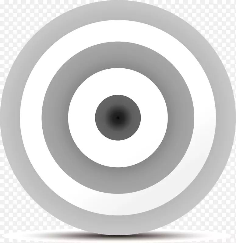 圆周-灰色圆形目标图像