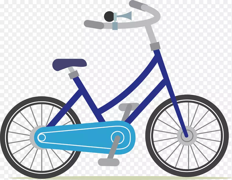 卡农代尔自行车公司山地车叉车车架-蓝色自行车