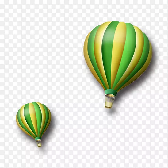 绿色热气球-绿色热气球